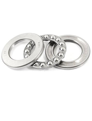 Rodamiento axial 51211 cojinete de empuje de bolas de acero 55mm para maquinaria 3
