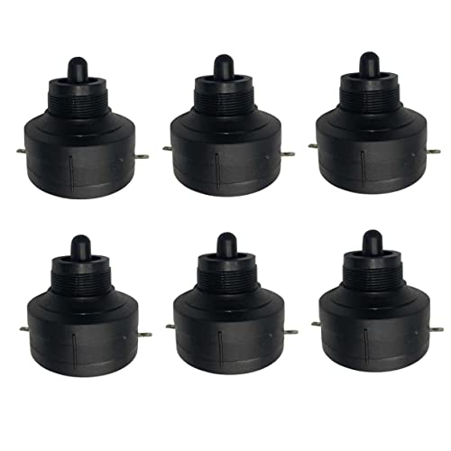 FUNOMOCYA 6PCS Auto Tweeter Speakers Durable Piezoelectric Horn Replacement for Cars Trucks and Suvs Wear Resistant Easy Installation High Performance