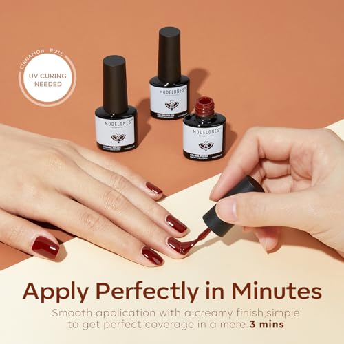 Image of modelones Cat Eye Gel Nail Polish Set Changing 28Colors Primer & 3pcs Top Base Coat
