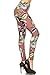 Printed Leggings Passion Leaf (R728-OS)