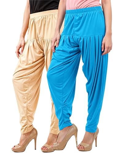 Image of Buy That Trendz Patiala Salwar for Women Relaxed Fit Viscose Patiyala Salwar Harem Bottom Pants