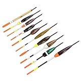 A&N Laufposen-Set 10 Stück – Angelposen Allroundposen Schwimmer Posen