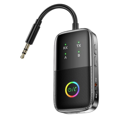 Récepteur émetteur audio hifi sans fil avec micro pour PC TV et haut-parleur voiture