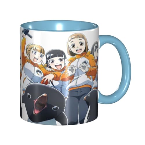 宇宙よりも遠い場所 セラミックマグカップ 食器 大容量コーヒーカップ 330ml 耐熱 おしゃれなマグカップ オフィスホーム用 プレゼントに最適 再利用可能 ギフト 男女兼用 Sky Blue