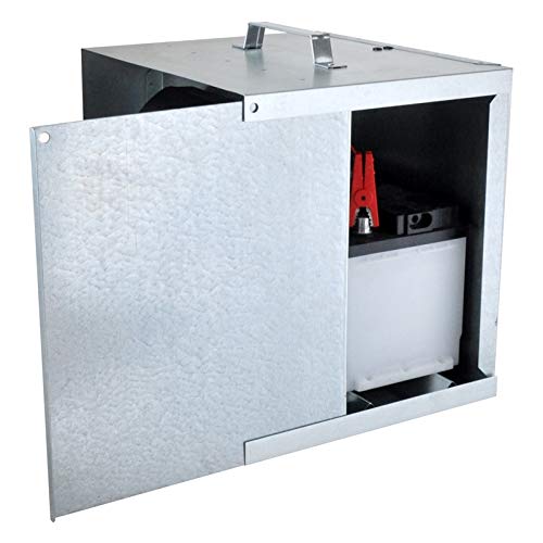 VOSS.farming Caja metálica para batería de 12 V y Pastor eléctrico