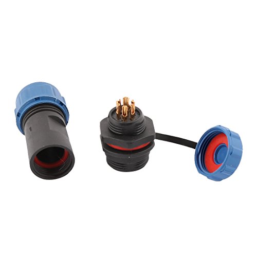 Conector de aviación SP1311/S 7 polos AC 500V miniatura 2