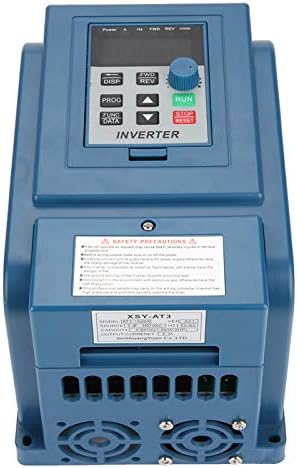 VFD 1.5KW 380V Variable Frequency Drive,AT3-1500X 4A AC Universal 3 Phase Drive Controller Inverter Frequency Converter,PWM Control V/F Inverter Module Protection