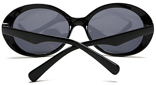 SAMBA SHADES Women's Sunglasses Polarized Lens Oversized Frame Retro Audrey Hepburn Style4