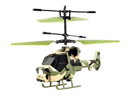 Preisvergleich Produktbild Dreamtoys Army Tiger Hubschrauber Helicopter Militärhubschrauber Einfach zu fliegen per Handbewegung Leichte Handhabung für Kinder EIN super Geschenk zu Ostern