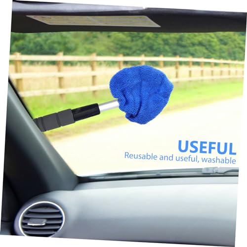 Gririw 05253183285578 10 Pcs Glass Cleaning Brush Set Inside Windshield Cleaner Tool Replacement Windshield Cleaning Cloth Car Windshield Cleaning Cloth Glass Wiper Multifunction Polyester thumb #2