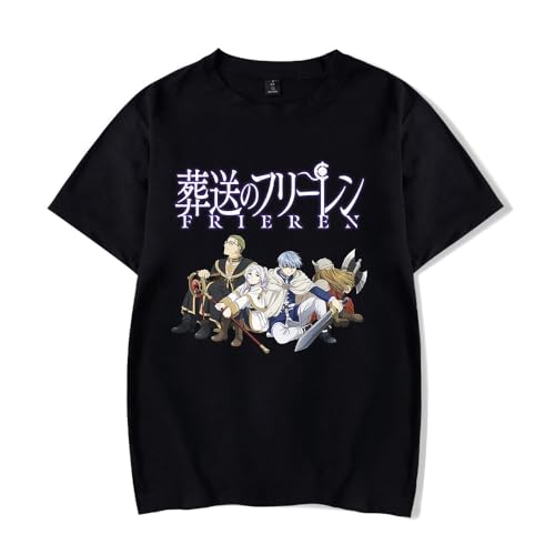 Anime Frieren: Beyond Journeys End Merch T-Shirt Unisex Cartoon Hemd Herren Damen Kurzarm Sommer Top