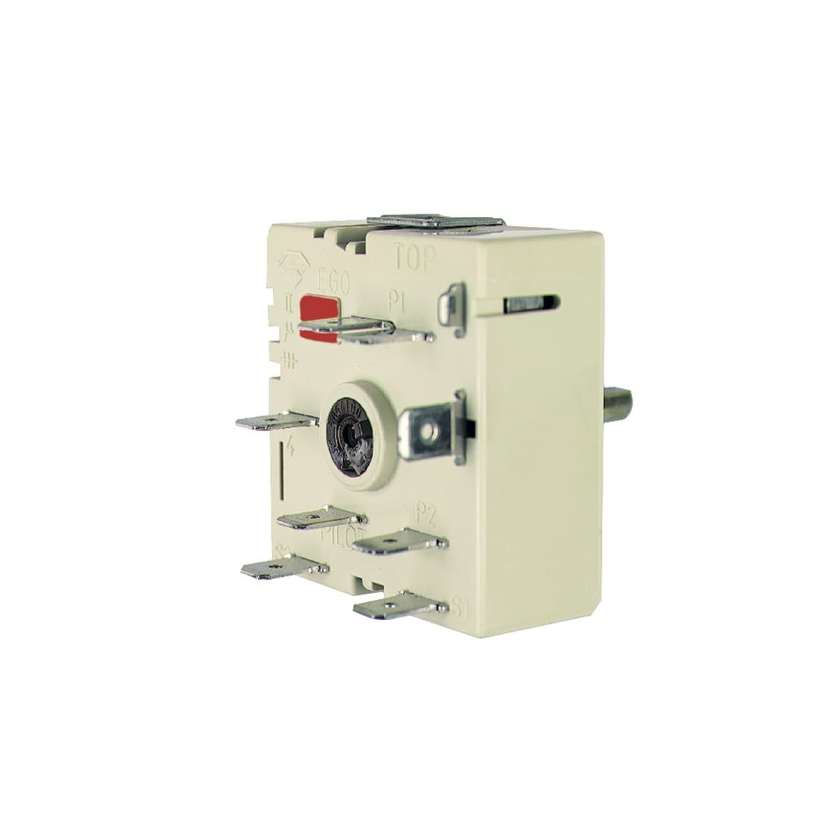 e.g.o. Kochplattenschalter Energieregler rechtsdrehend aufsteigend Kochfeld Herd EGO 50.57031.010 stufenlose Regulierung 400 Volt passend Whirlpool Bauknecht 481227328049 Zanussi 94971011900