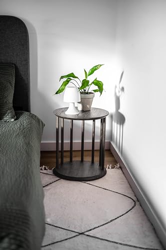 Table en bois robuste et facile à nettoyer pour grand salon - 5