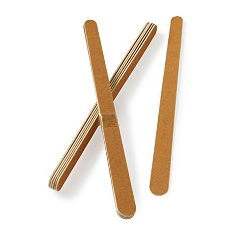 Manicare Pack of 12 Emery Boards, 17cm Long, Nail Files For Shaping Natural Nails, Double Sided Fine And Coarse Grit, Strong And Durable, For At Home DIY Salon Professional Manicure Or Pedicure Cover