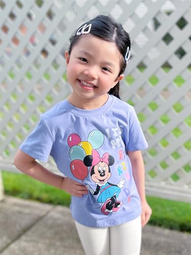 Image of Disney Kids Birthday Shirts 2-9Y, Cute Graphic Tees, Birthday Party Outfit | Disney Officially Licensed, Birthday Girl & Boy T-Shirts, Special Day Outfit, Favorite Character Gift, Soft & Comfortable