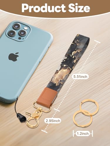 Image of Wristlet Keychain for Women and Men, Key Chain Holder, Wrist Lanyard for Keys