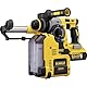 Dewalt Staubabsaugung für SDS-Plus Akku-Kombihämmer D25303DH (passend zu DCH273 und DCH274, werkzeuglos zu befestigen, HEPA-Filter, Antrieb durch eigenen Motor, Ideal für Überkopf-Arbeiten)