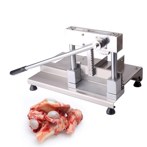 Cortadora manual de carne de acero inoxidable para cortar huesos de pollo, cordero, costillas, hierbas, repostería, cocina casera