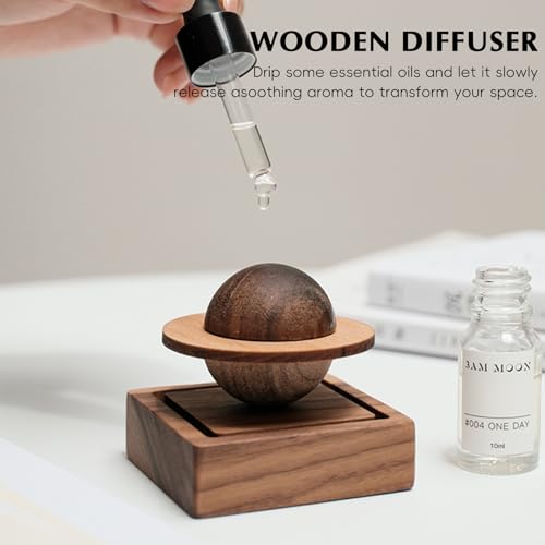 Difusor Aromático Eléctrico de Madera Planet Walnut miniatura 2