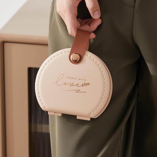 Image of Curated Cart Portable Sewing Kit Combo - Sui Dhaga Kit Organizer - Thread, Scissors, Needles, Pins, Measuring Tape, Thimble - DIY Travel & Home Sewing Repair Set - Sewing Thread Box Mini Set - Beige