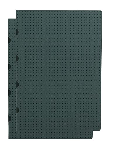 Grey on Black / Grey on Black Journal: Gridded A4 (Cahier Circulo)