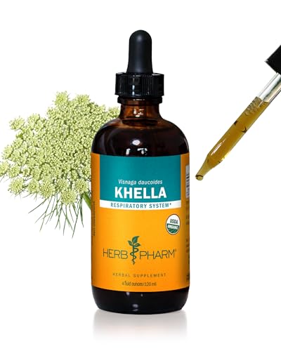 Herb Pharm Khella Liquid Extract for Respiratory System Support -...