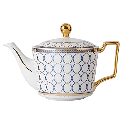 Cwlwgo- Royal Teapot,European Style Ceramic Tea Pot, Blooming & Loose Leaf Teapot - 24 Ounce,Not Included Removable Stainless Steel Infuser.… #TOP13