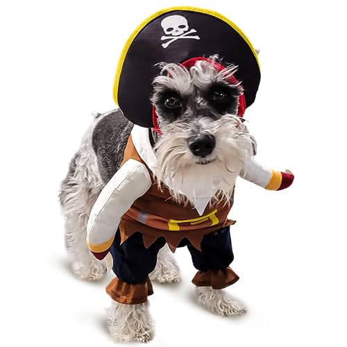 Caisang CARIBBEAN PIRATE PET HALLOWEEN COSTUME Funny Dog Costume Pirates Of The Caribbean Style Cat Costumes Halloween Dog Clothes cover