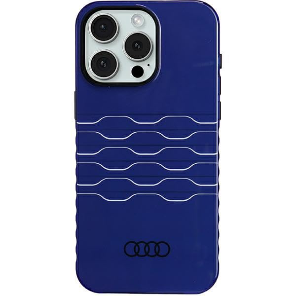 Audi IML AU-IMLMIP15PM-A6/D3-BE Coque pour iPhone 15 Pro Max 6,7" Bleu