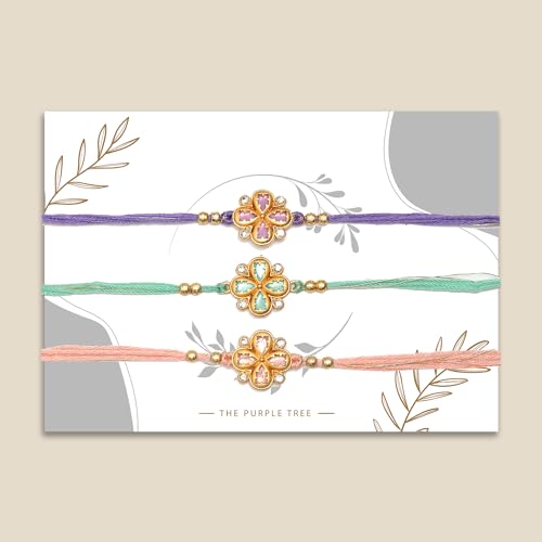 Image of The Purple Tree Rakhis For Brother, Rakhis for bhai, Rakshabandhan Gift, Rakhi Gift, Best Rakhi For Brothers