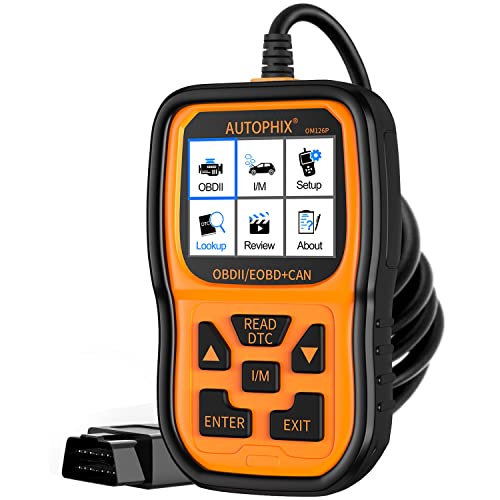 AUTOPHIX OBD2 Scanner Enhanced OM126P Vehicle Code Reader Auto Diagnostic Check Engine Light for All OBDII Car After 1996[Upgrade Version]
