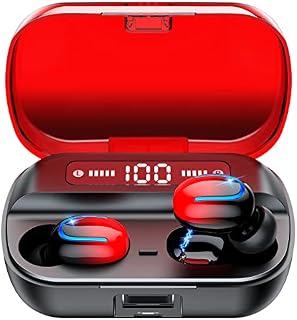 zivsivc Wireless Ear Buds, Bluetooth 5.1 in-Ear Earphone,IPX7 Waterproof Headphones,Ear Buds Wireless Bluetooth Earbuds,Noise Cancelling Earbuds, 120H Playback LED Power Display Deep Bass Earphones