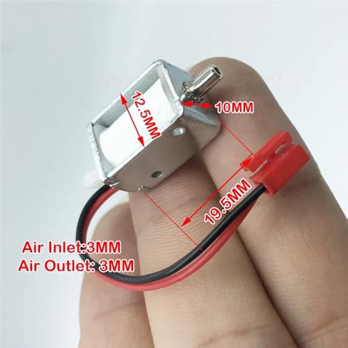 Électrovanne miniature NC DC 12V micro valve ventilation interrupteur air - 5