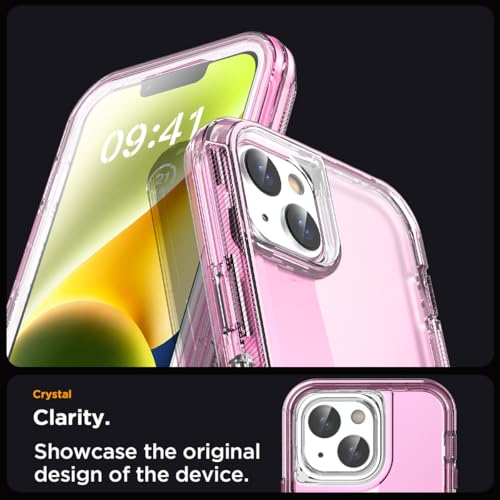 AICase for iPhone 16e/13/iphone 14 Case Clear 3 in 1 Heavy Duty Drop Protection Full Body Rugged Shockproof/Dust Proof 3-Layer Military Protective Tough Durable Cover for iPhone 16e/13/14 6.1"_2 - image 5