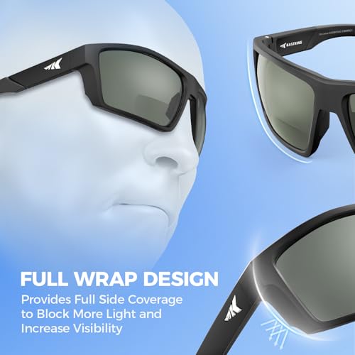 Image of KastKing Waccamaw Polarized Bifocal Sunglasses for Men Women, Wrap Design