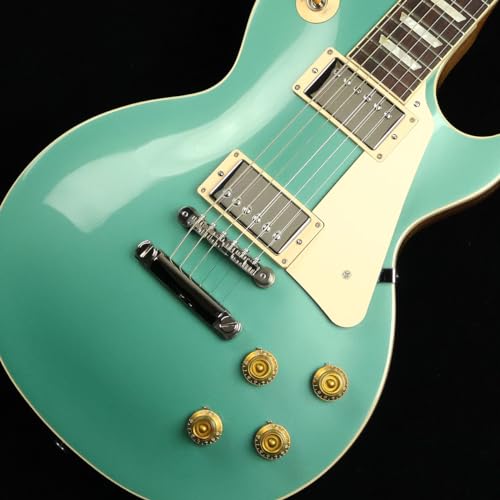 Gibson Les Paul Standard 50s Custom Color Inverness Green – Guitare Électrique à Coupe Simple - Les Beatles, Paul McCartney, John Lennon, RIngo Starr, George Harrison Gibson Les Paul Standard 50s Custom Color Inverness Green - Guitare Électrique à Coupe Simple