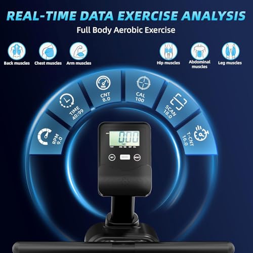 Botifly Rowing Machines for Home Gym, Magnetic Rowing Machine with 8 Levels Resistance, Extended Track, Tablet Holder - Image 5