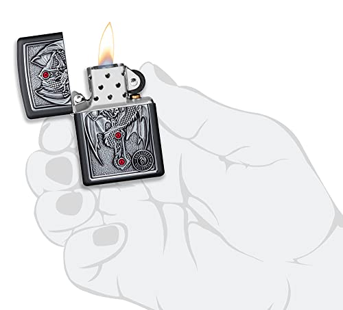 Zippo Anne Stokes Gothic Guardian Emblem Encendedor de Bolsillo miniatura 5