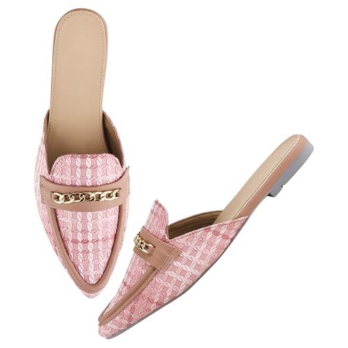 Image of SilverArrow Womens Bunzu Mules | Casul Shoes | Flat Mules Sandals Open Back | Suitable for Casual Outfit