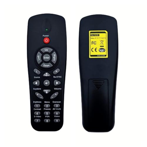 Image of Dtirszxy Replacement New Remote Control fit for Optoma OEX9133 ZW300USTI ZW300UST ZU500UST ZH500UST ZH400UST HW3201 OWX6132 EW610ST Projector