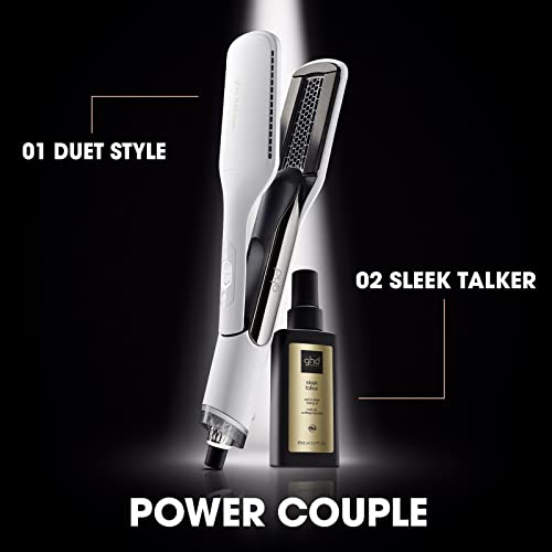 ghd Duet Style 2-in-1 Hot Air Styler - Transforms Hair from Wet to Styled with Air-Fusion Technology (White)