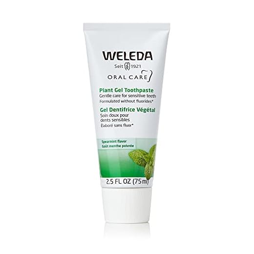 WELEDA Växter tång, vegan naturkosmetik tandkräm för grundlig rengöring av tänderna, naturligt skydd vid känsligt tandkött utan att ta kontakt med tandsmältet (1 x 75 ml)