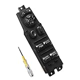 Beneges Master Power Window Switch Compatible with 1997-2001 Jeep Cherokee 4 Door Front Left Driver Side Control Switch 56009449AC, 68171681AA