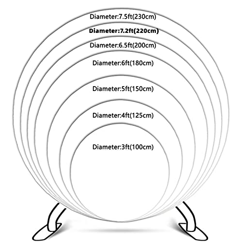 Yeele Elephant Baby Round Backdrop Rustic Grey Wood Elephant Wall Hanging Purple Flowers Purple Elephant Circle Background For Baby Shower Boy Kids Birthday Party Decoration Banner 7.2X7.2Ft #TOP3