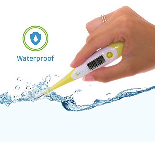 Care Touch Digital Thermometer - 50 Probe Covers - Multi-Use Thermometer for Babies, Adults, and Pets