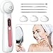 Maxcio Limpiador Facial, Limpiador de Poros, Succionador de Puntos Negros, Belleza Mujer, Quita Puntos Negros Acné Grasas Rejuvenecimiento para Todo Tipo de Piel 4 Espinillas Regalo para Mujer
