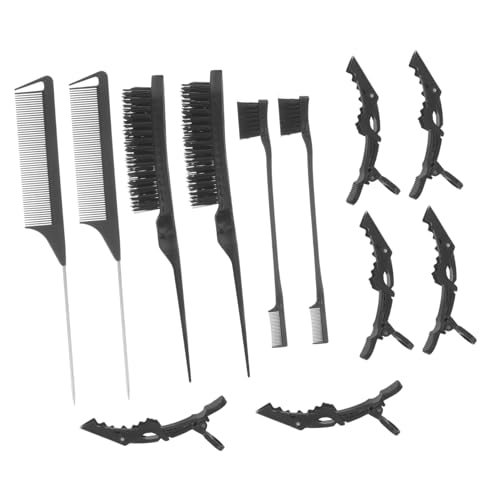 Vaguelly Peines Para Cardar Mujeres Cepillo Para Bordes Peine De Profesional Con Pinzas De y Cortar El Cabello