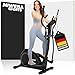 Miweba Sports Crosstrainer MC500 Stepper | 7 kg Schwungmasse - Bis 120 kg - Ergometer - Heimtrainer leise - Ellipsentrainer für Zuhause - LCD Monitor - Hometrainer - Cardio - Fitnessgerät (Schwarz)