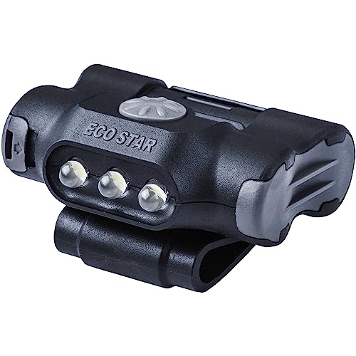 NEXTROCH UL10UV - Universale LED- Lampe - Cliplampe Weißlicht UV Licht 365nm zur Dokumentenkontrolle für Kappen, Molle, Rucksäcke, Koppel, Gürtel, 48 Lumen Weißlicht mit 2 AAA Batterien