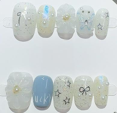 10枚入りネイルシール/人工爪129